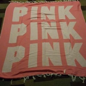 Pink from Victoria secret throw 50x60in